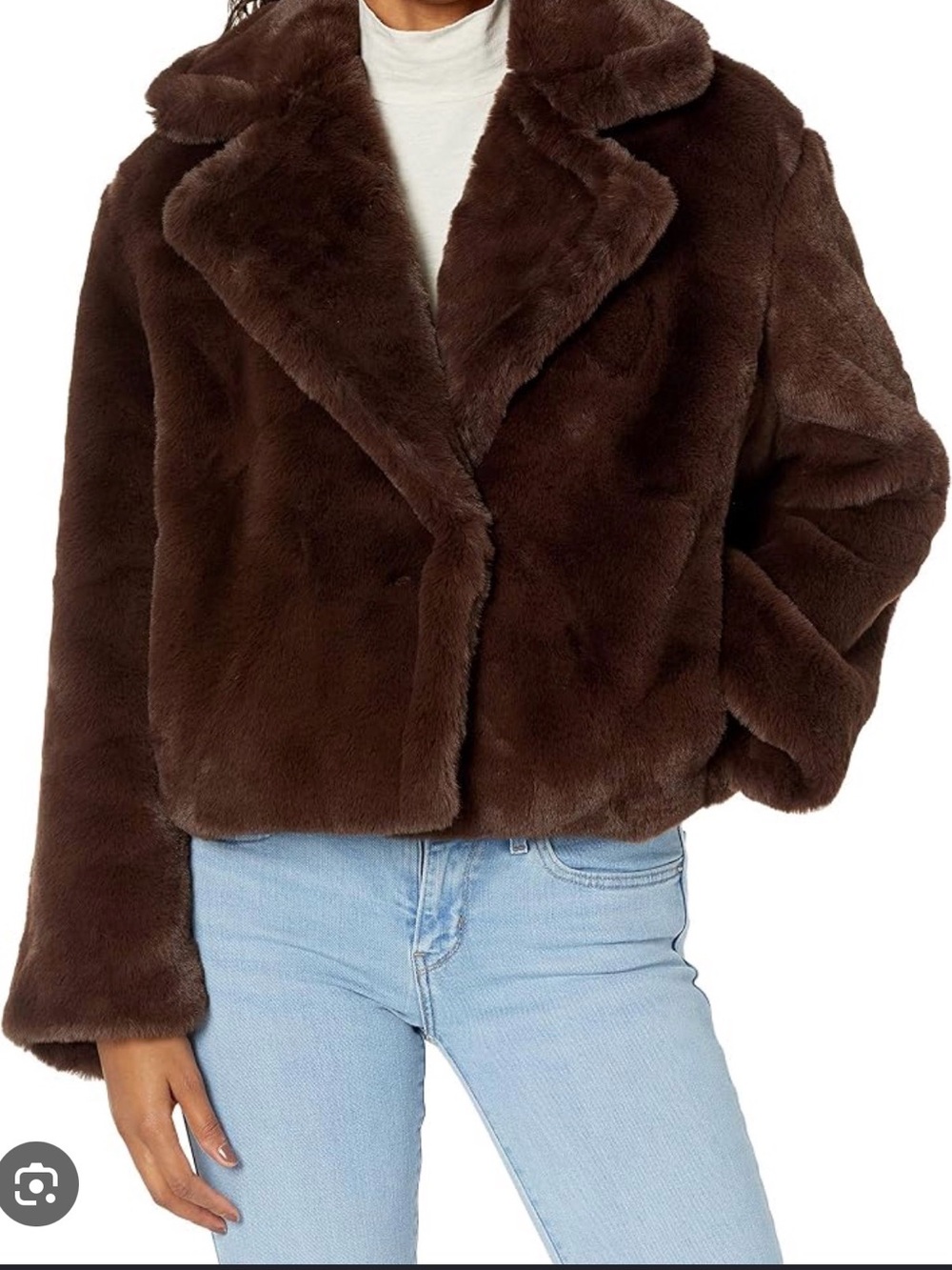 BB Dakota Big Time Plush Faux Fur Jacket